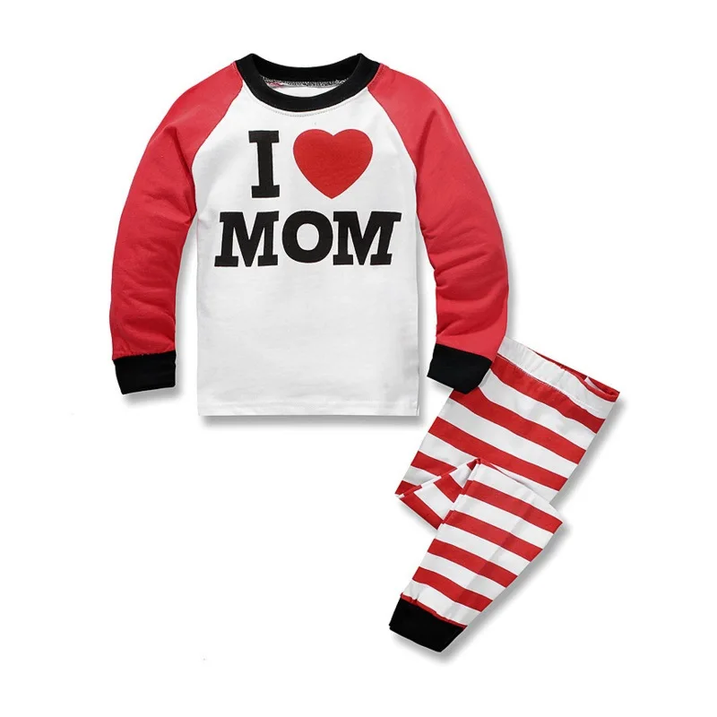 Детские пижамы комплект одежды для девочек одежда сна с длинными рукавами