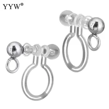 Stainless Steel Clip On Earring Finding with Silicone with loop original color Approx 2mm Sold By Lot
Stainless Steel Clip On Earring Finding with Silicone with loop original color Approx 2mm Sold By Lot