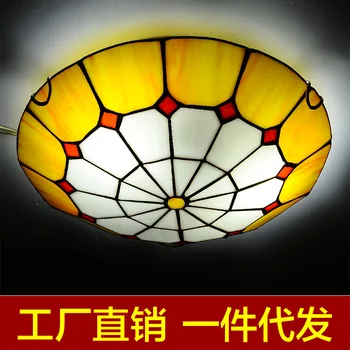 Mediterranean Tiffany Ceiling Lamp Bedroom Simple Light Warm Creative Living Room Lamps Restaurant Hall Lobby Ceiling Light 
Mediterranean Tiffany Ceiling Lamp Bedroom Simple Light Warm Creative Living Room Lamps Restaurant Hall Lobby Ceiling Light