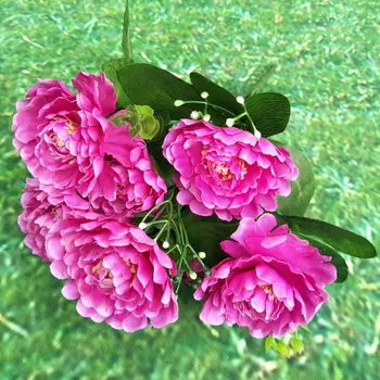 10PCS 33CM/13INCH Artificial Simulation Flowers Peony Bouquet Wedding Festival Home Garden Decoration Fake Holding Flower
10PCS 33CM/13INCH Artificial Simulation Flowers Peony Bouquet Wedding Festival Home Garden Decoration Fake Holding Flower