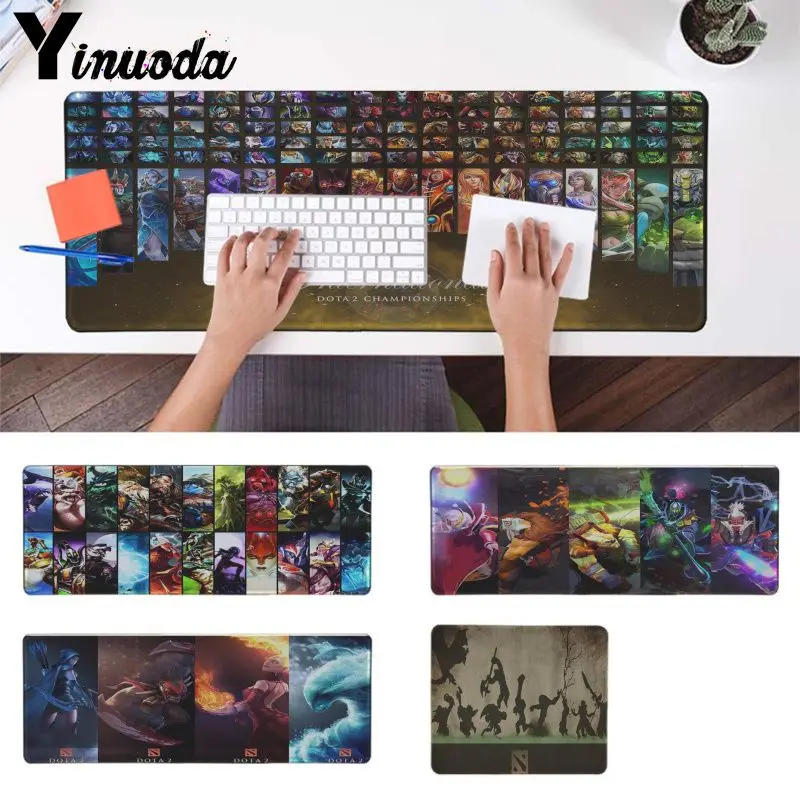 Yinuoda Dota 2 Heroes champions Keyboards Mat Rubber Gaming mousepad Desk Mat Cartoon notebook gamer mouse pad with large size
Yinuoda Dota 2 Heroes champions Keyboards Mat Rubber Gaming mousepad Desk Mat Cartoon notebook gamer mouse pad with large size