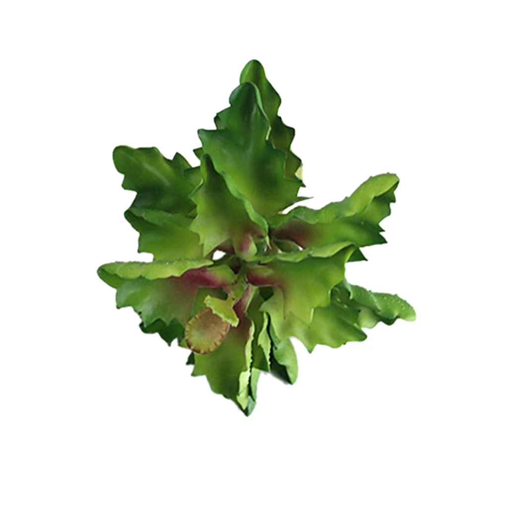 Lifelike Sedum Artificial Succulent Bunch Fruit Big Leaf Plants Decor Green Lifelike Sedum Artificial Succulent Bunch Fruit Big Leaf Plants Decor Green