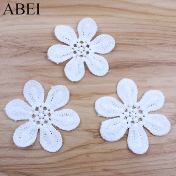30pcs/lot Embroidered White Flower Lace Applique Mesh Trim For Garment Accessories Decoration Sew On Guipure Lace Fabric
30pcs/lot Embroidered White Flower Lace Applique Mesh Trim For Garment Accessories Decoration Sew On Guipure Lace Fabric