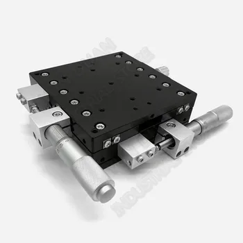 XY Axis 90*90mm 3.5" Micrometer Station Manual Displacement Platform Cross Roller Guide Way Linear Stage Sliding Table LY90-L
XY Axis 90*90mm 3.5" Micrometer Station Manual Displacement Platform Cross Roller Guide Way Linear Stage Sliding Table LY90-L