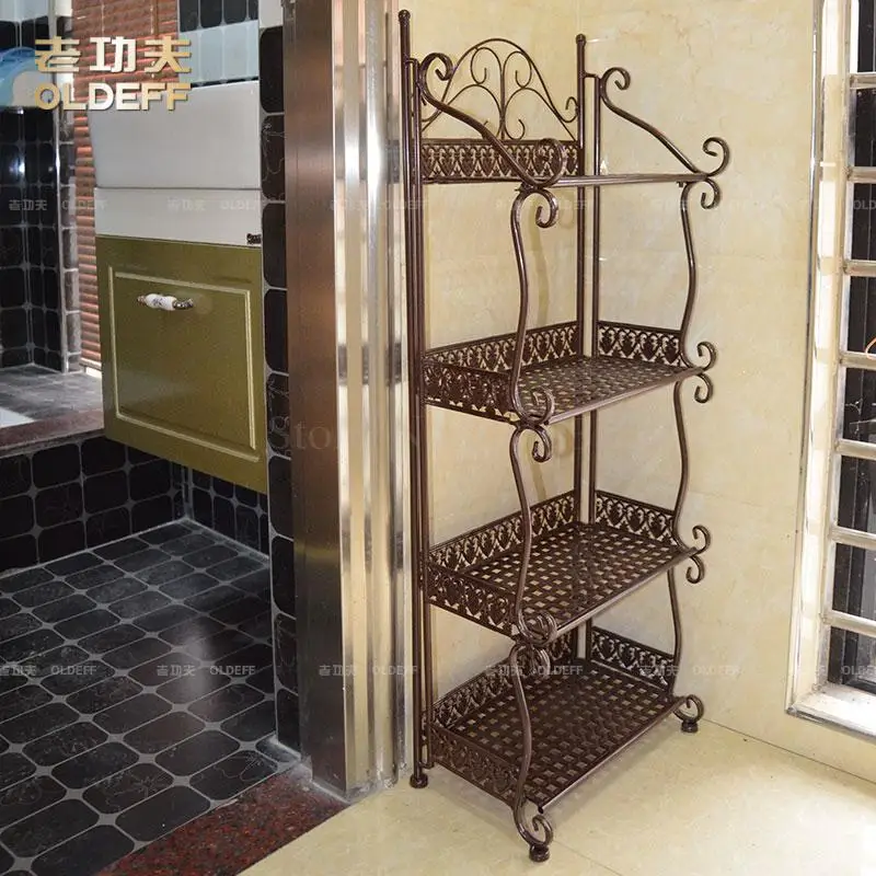 Bathroom rack wrought iron multi-function small shoe rack shelf bookshelf multi-layer creative folding mini rack
Bathroom rack wrought iron multi-function small shoe rack shelf bookshelf multi-layer creative folding mini rack