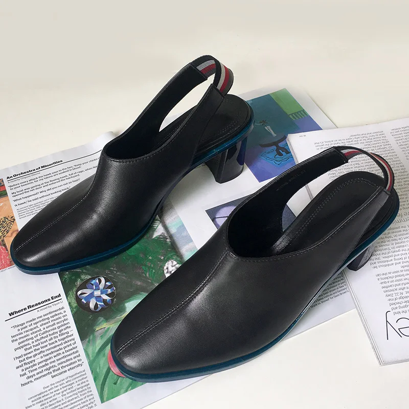 MELODIE 2019 Summer New Style Sheepskin Round Toe High Heels Shoes Woman Elastic Band Square Heel Womens Shoes MCJ280
MELODIE 2019 Summer New Style Sheepskin Round Toe High Heels Shoes Woman Elastic Band Square Heel Womens Shoes MCJ280