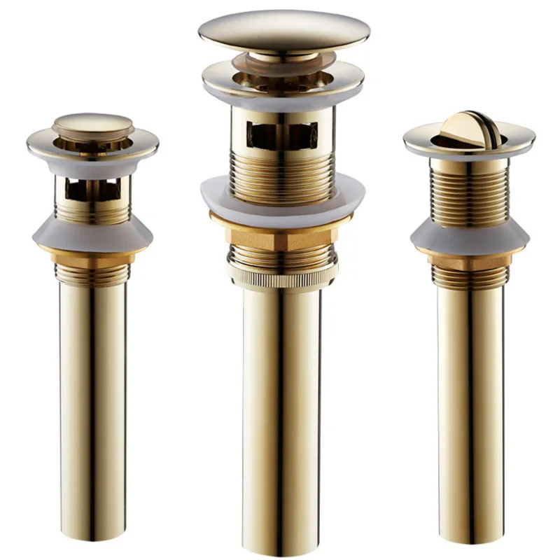 Golden Copper Bathroom Lavatory Vanity Vessel Sink Drains, Pop Up Drain Stopper, Flip-Top, Drains Pipe
Golden Copper Bathroom Lavatory Vanity Vessel Sink Drains, Pop Up Drain Stopper, Flip-Top, Drains Pipe