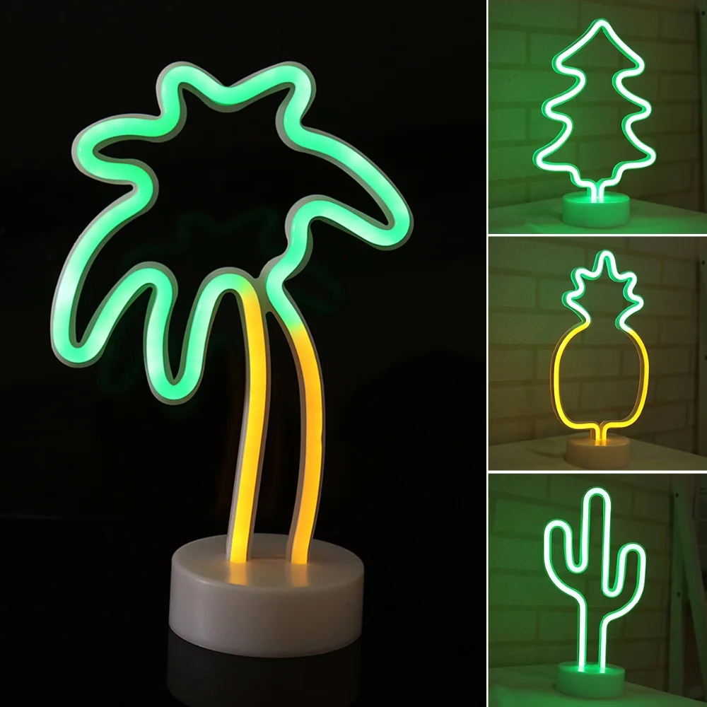 Nosii Pineapple Palm Tree Christmas Tree Cactus LED Light Decor Neon Lamp Festival Summer Light Home Room Table Decor Figurine
Nosii Pineapple Palm Tree Christmas Tree Cactus LED Light Decor Neon Lamp Festival Summer Light Home Room Table Decor Figurine