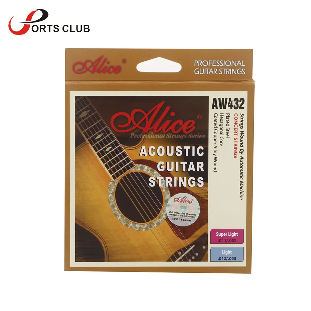 Alice AW432 Guitar Strings Six Strings Coated Steel Set Anti-rust Light for Acoustic Guitar New Arrival
Alice AW432 Guitar Strings Six Strings Coated Steel Set Anti-rust Light for Acoustic Guitar New Arrival