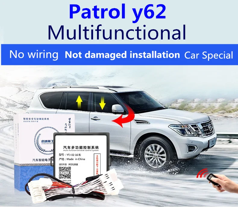 Automatic window closer for Nissan Patrol y62 automatic closing window lifter lock lock mirror folding
Automatic window closer for Nissan Patrol y62 automatic closing window lifter lock lock mirror folding