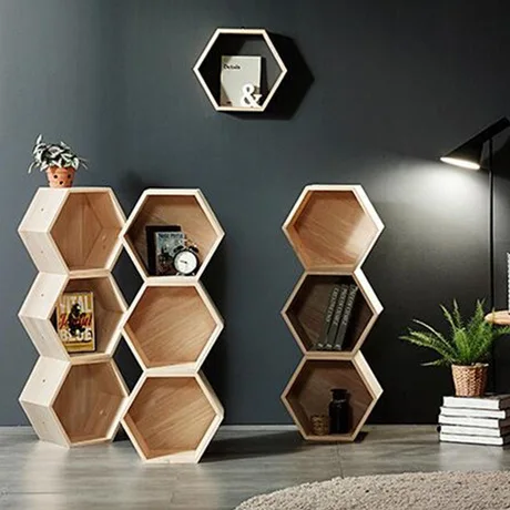 Bookcase Living Room Furniture Home Furniture solid wood Bookshelf Bookcase Display Stand hexagon storage rack 40*20*34.6 cm
Bookcase Living Room Furniture Home Furniture solid wood Bookshelf Bookcase Display Stand hexagon storage rack 40*20*34.6 cm