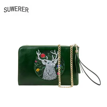 Genuine Leather handbag 2020 New Handmade Leather Envelope Bag Small chain bag Banquet bag
Genuine Leather handbag 2020 New Handmade Leather Envelope Bag Small chain bag Banquet bag