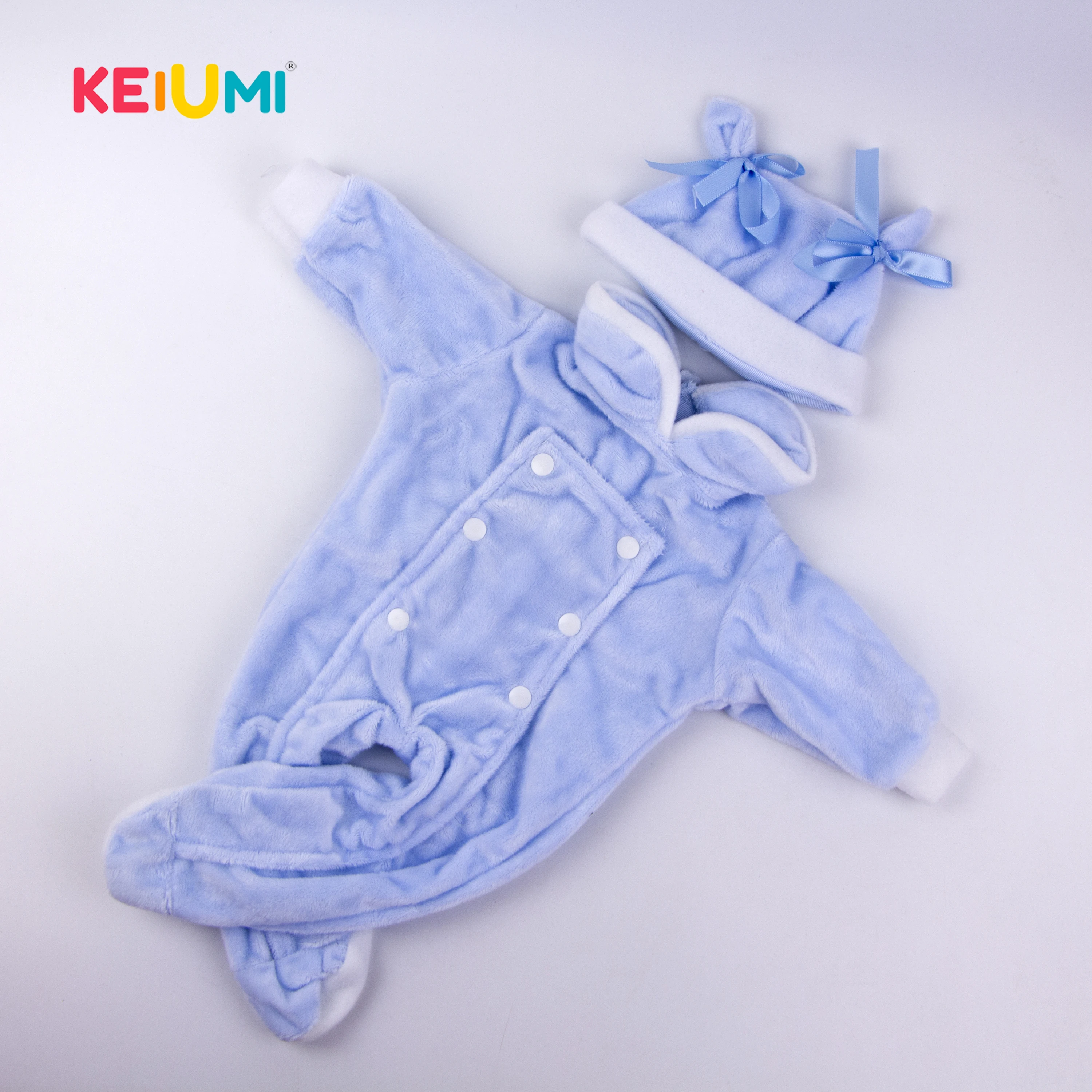 KEIUMI Lifestyle Blue Romper Clothes For 17-18 Inch Reborn Baby Doll Clothing Doll Suits For Children Xmas Birthday Gifts
KEIUMI Lifestyle Blue Romper Clothes For 17-18 Inch Reborn Baby Doll Clothing Doll Suits For Children Xmas Birthday Gifts