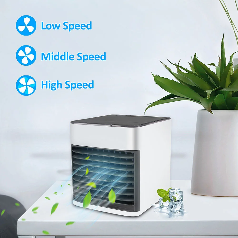 USB Mini Portable Air Conditioner Humidifier Purifier Desktop Air Cooling Fan Air Cooler Fan for Office Home
USB Mini Portable Air Conditioner Humidifier Purifier Desktop Air Cooling Fan Air Cooler Fan for Office Home