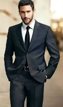 Latest Coat Pant Design Charcoal Custom Made Wedding Suit For Men Formal Suits Classic Slim Fit Blazer 2 Pieces Tuxedo Vestidos
Latest Coat Pant Design Charcoal Custom Made Wedding Suit For Men Formal Suits Classic Slim Fit Blazer 2 Pieces Tuxedo Vestidos