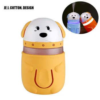 Cute Dog Ultrasonic Humidifier USB Air Humidificador with LED Lamp Mist Maker Fogger Aroma Essential Oil Diffuser Home Car 165ml
Cute Dog Ultrasonic Humidifier USB Air Humidificador with LED Lamp Mist Maker Fogger Aroma Essential Oil Diffuser Home Car 165ml
