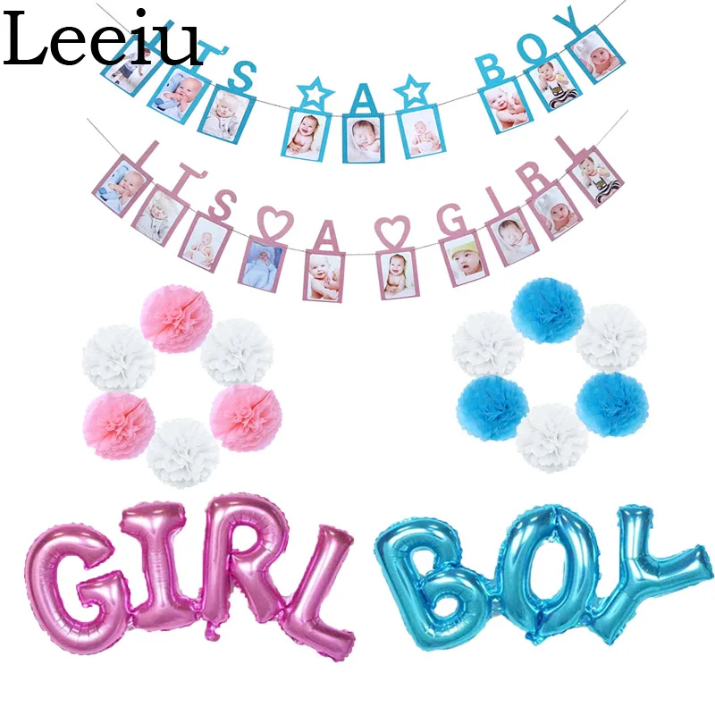 Leeiu Christening Party Decoration It's A Girl Boy Photo Banners Birthday Foil Balloons Baby Shower Decor Kids Party Supplies
Leeiu Christening Party Decoration It's A Girl Boy Photo Banners Birthday Foil Balloons Baby Shower Decor Kids Party Supplies