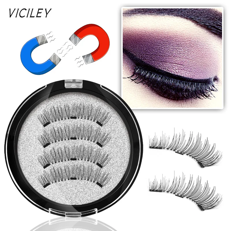 VICILEY 3 Magnetic Lashes False Eyelashes Hand Made Full Strip Lash Natural Cross Magnet Lashes With Box Makeup Beauty 52HB-3
VICILEY 3 Magnetic Lashes False Eyelashes Hand Made Full Strip Lash Natural Cross Magnet Lashes With Box Makeup Beauty 52HB-3
