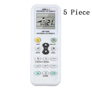 5 Piece Universal K-1028E Latest 1000 in 1 AC Remote Control for Air Conditioner Condition LCD Backlight A/C Muli Remote Control
5 Piece Universal K-1028E Latest 1000 in 1 AC Remote Control for Air Conditioner Condition LCD Backlight A/C Muli Remote Control