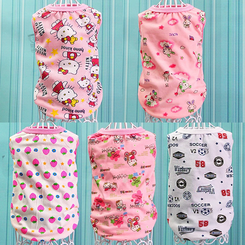 New Pet Dog Clothes Puppy Vest Spring Shirt Cute Kitty Rabbit Strawberry Dog Coat 100% Cotton Clothes for Pets Cartoon
New Pet Dog Clothes Puppy Vest Spring Shirt Cute Kitty Rabbit Strawberry Dog Coat 100% Cotton Clothes for Pets Cartoon