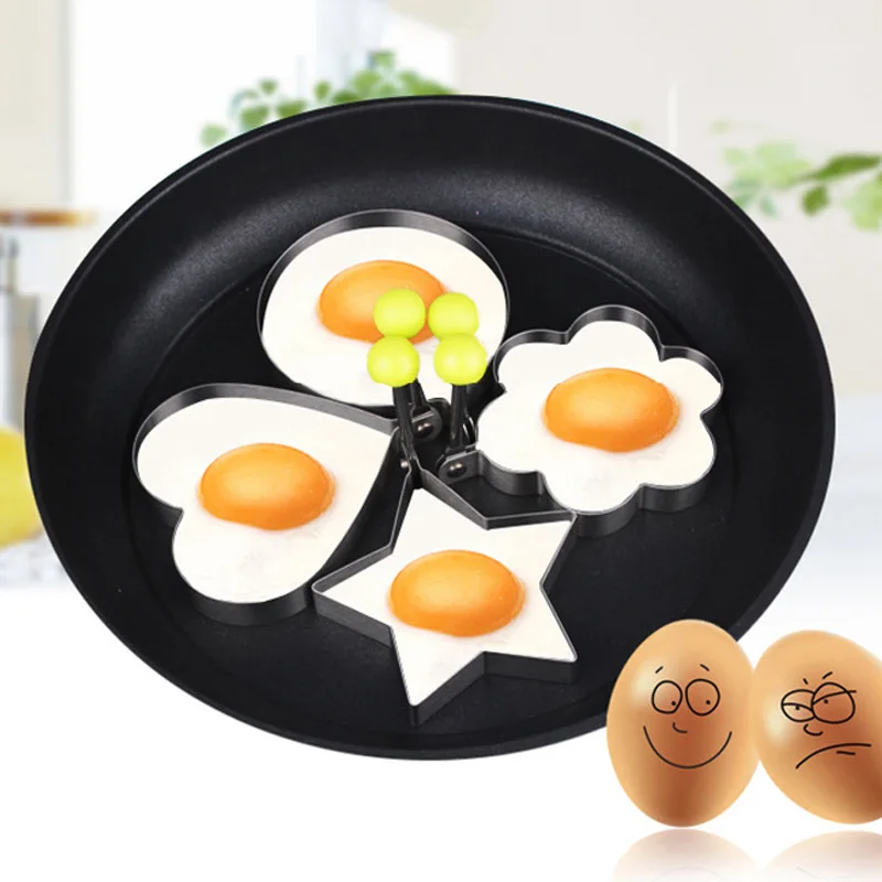 4 Style Stainless Steel Fried Egg Shaper Pancake Mould Omelette Mold Frying Egg Cooking Tools Kitchen Accessories Gadget Tools
4 Style Stainless Steel Fried Egg Shaper Pancake Mould Omelette Mold Frying Egg Cooking Tools Kitchen Accessories Gadget Tools