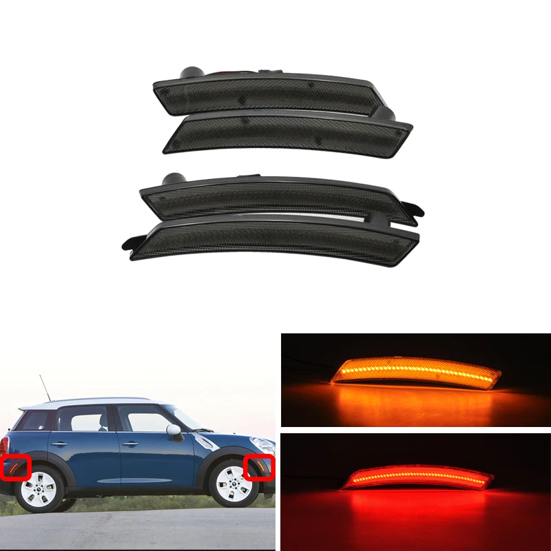 4PCs/Pack Amber Red Led Side Marker Light For Mini Cooper R55 R56 R57 R58 R59 R60 R61 Front Rear Turn Signal Lights
4PCs/Pack Amber Red Led Side Marker Light For Mini Cooper R55 R56 R57 R58 R59 R60 R61 Front Rear Turn Signal Lights