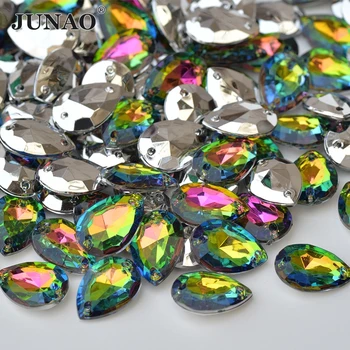 JUNAO 13*18mm Sewing Rainbow Drops Rhinestone Sewn Acrylic Crystal Stones Pointback Strass Diamond For Clothes Needlework Crafts
JUNAO 13*18mm Sewing Rainbow Drops Rhinestone Sewn Acrylic Crystal Stones Pointback Strass Diamond For Clothes Needlework Crafts
