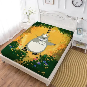 Cute Totoro Bed Sheet Kids Colorful Cartoon Fitted Sheet Natural Scenery Printed Bedclothes Deep Pocket Bedding Home Decor D20
Cute Totoro Bed Sheet Kids Colorful Cartoon Fitted Sheet Natural Scenery Printed Bedclothes Deep Pocket Bedding Home Decor D20