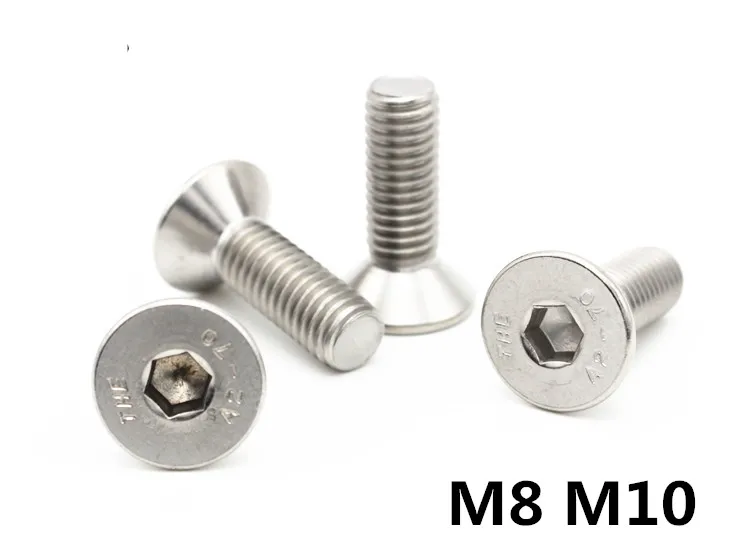 M8 M10 DIN7991 Hexagonal Countersunk Screw Flat Head Screws Bolt 304 Stainless Steel
M8 M10 DIN7991 Hexagonal Countersunk Screw Flat Head Screws Bolt 304 Stainless Steel