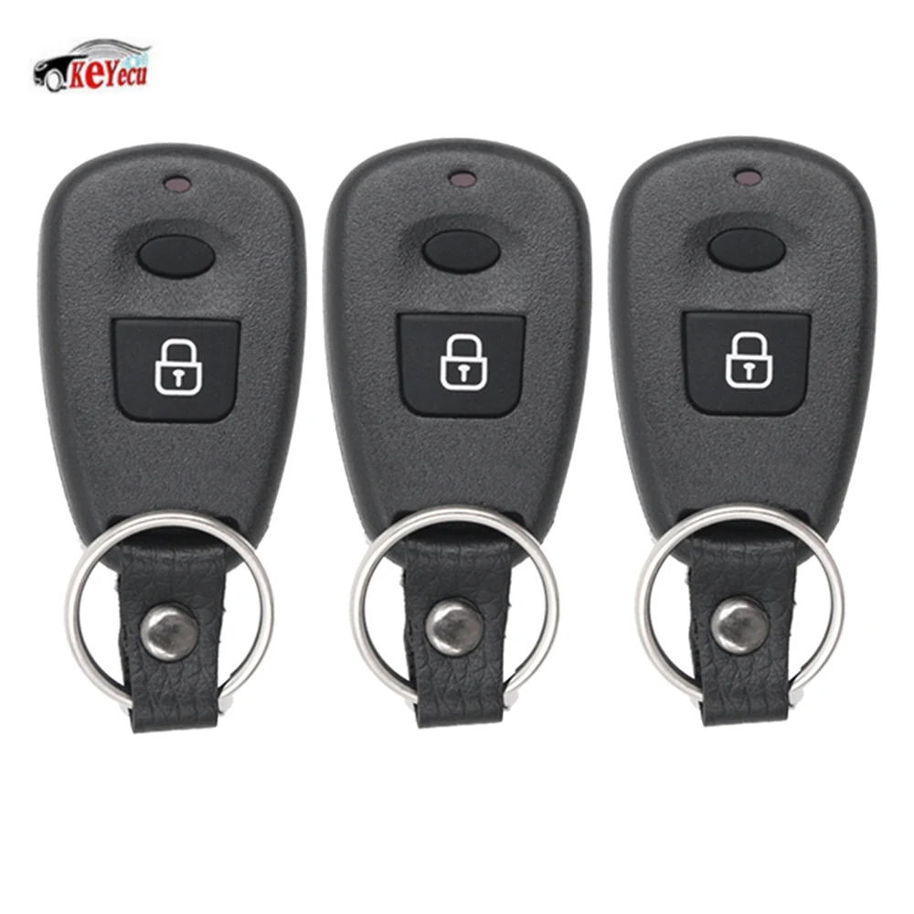 KEYECU 3 Pcs/lot New Replacement Remote Car Key Control Fob 2 Button 433MHz for Hyundai Old Elantra Santa Fe FCC ID: OSLOKA-510T
KEYECU 3 Pcs/lot New Replacement Remote Car Key Control Fob 2 Button 433MHz for Hyundai Old Elantra Santa Fe FCC ID: OSLOKA-510T