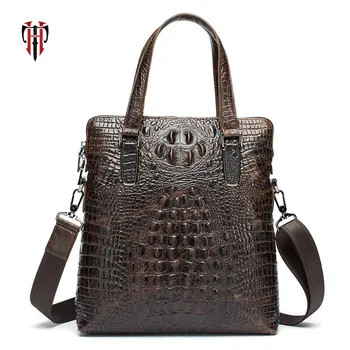 TIANHOO genuine leather men leather messenger bag special Crocodile pattern man's crossbody totes
TIANHOO genuine leather men leather messenger bag special Crocodile pattern man's crossbody totes
