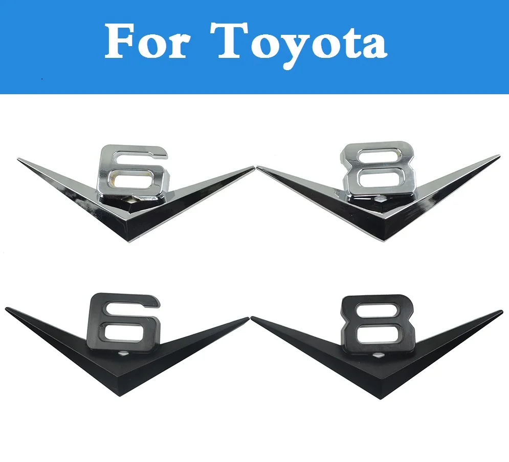 2017 New V6 V8 LOGO Decals Stylings Car Tail Stickers Decorations For Toyota Prius Prius c Probox Progres Pronard RAV 4 Rush Sai
2017 New V6 V8 LOGO Decals Stylings Car Tail Stickers Decorations For Toyota Prius Prius c Probox Progres Pronard RAV 4 Rush Sai
