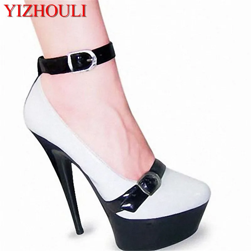 

Model banquet fashion high-heeled shoes, successful ladies 15CM high heels, banquet stage performance, dancing shoes