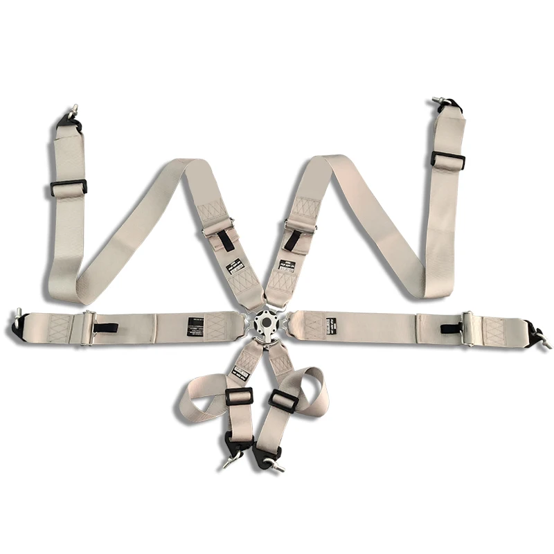 Seat Belts with logo Competition 6 Point 3"Seat Belt Racing Harness FIA 2022 harness with Camlock (red blue black grey)
Seat Belts with logo Competition 6 Point 3"Seat Belt Racing Harness FIA 2022 harness with Camlock (red blue black grey)