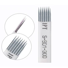 100pcs 12 Pins Double Line 12 Needles Blade For Permanent Eeybrow tattoo needle tips Manual Beauty Makeup microblading blades
100pcs 12 Pins Double Line 12 Needles Blade For Permanent Eeybrow tattoo needle tips Manual Beauty Makeup microblading blades