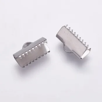 50pcs 6.5/8.5/10.5/13/15/20mm 304 Stainless Steel Metal Ribbon Cord Ends Terminators for Jewelry Making DIY Needlework Accessory
50pcs 6.5/8.5/10.5/13/15/20mm 304 Stainless Steel Metal Ribbon Cord Ends Terminators for Jewelry Making DIY Needlework Accessory