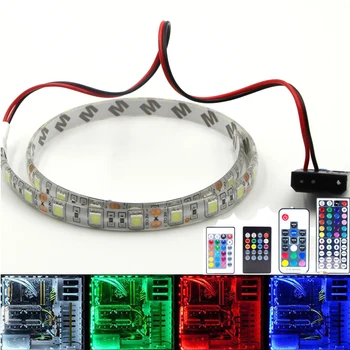 Magic RGB LED Strip Flexible Light Sata power supply interface for PC Computer Case 60led/m Remote Control tape lamp strip light
Magic RGB LED Strip Flexible Light Sata power supply interface for PC Computer Case 60led/m Remote Control tape lamp strip light