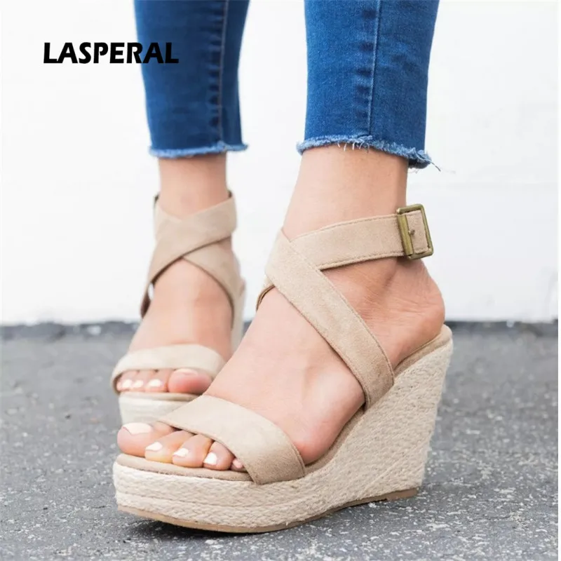 LASPERAL Woman Ladies Shoes Chaussure Gladiator Women Wedge Summer Sandals Pumps Cross-tied High Heels Platform Zapatos Mujer
LASPERAL Woman Ladies Shoes Chaussure Gladiator Women Wedge Summer Sandals Pumps Cross-tied High Heels Platform Zapatos Mujer