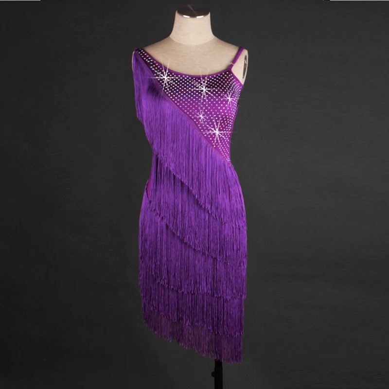 purple latin dance dress fringe women latin dress dancing clothes Dancewear dress latina salsa latin dance costumes for women
purple latin dance dress fringe women latin dress dancing clothes Dancewear dress latina salsa latin dance costumes for women