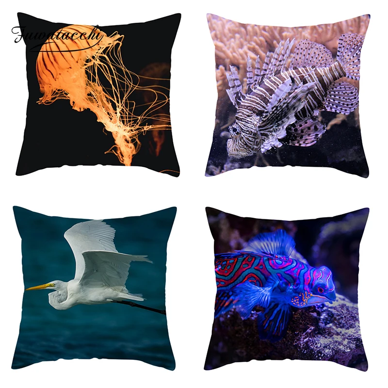 Fuwatacchi Nature Seaside Animals Cushion Cover Sea Fishes Flounder Seabird Throw Pillow Cover Deep Sea Views 45X45 Pillowcase
Fuwatacchi Nature Seaside Animals Cushion Cover Sea Fishes Flounder Seabird Throw Pillow Cover Deep Sea Views 45X45 Pillowcase