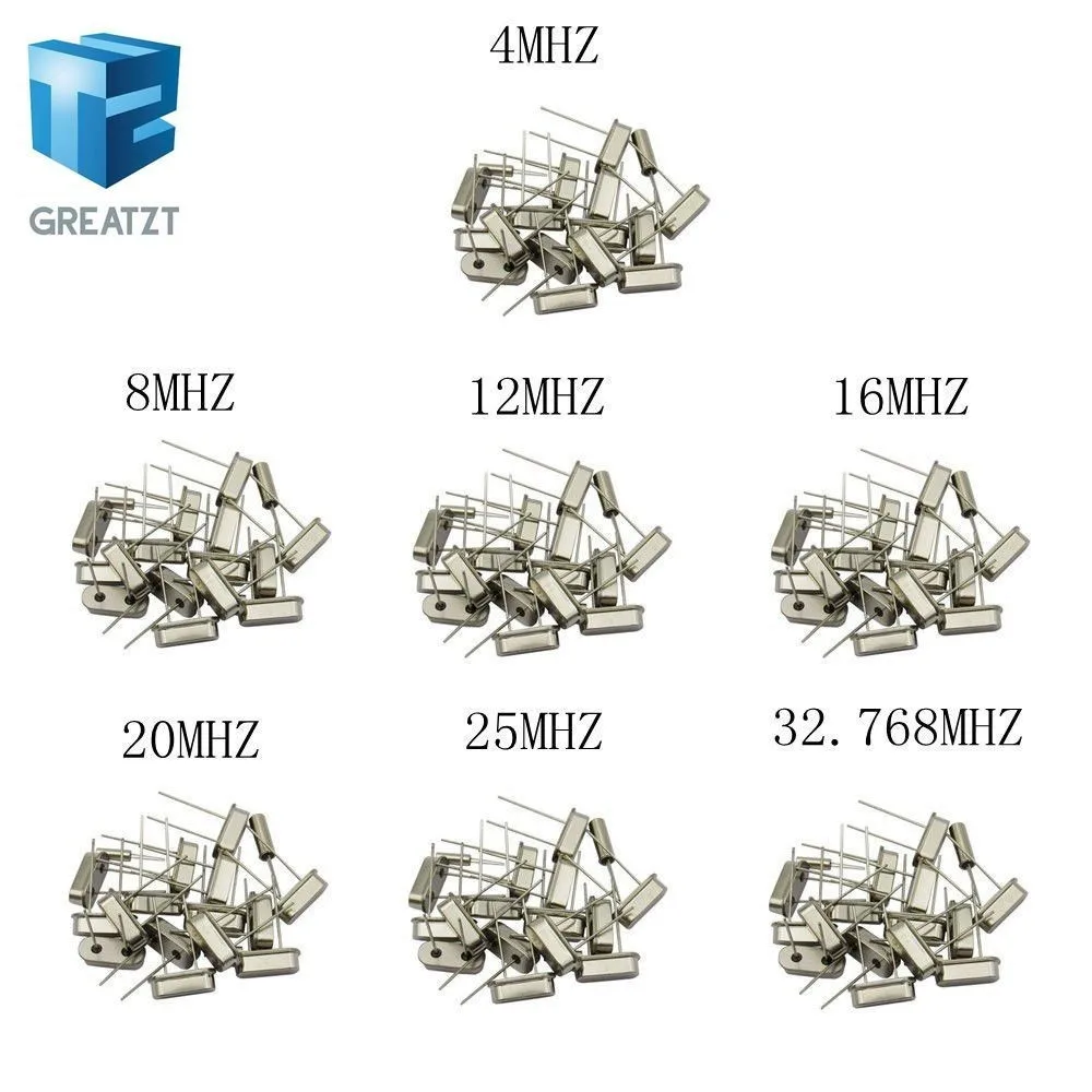 Hc-49s Crystal Oscillator Electronic Kit Resonator Ceramic Quartz Resonator Hc-49 Dip 7 Kinds X 5pcs 32.768k 4 8 12 16 20 25 Mhz
Hc-49s Crystal Oscillator Electronic Kit Resonator Ceramic Quartz Resonator Hc-49 Dip 7 Kinds X 5pcs 32.768k 4 8 12 16 20 25 Mhz