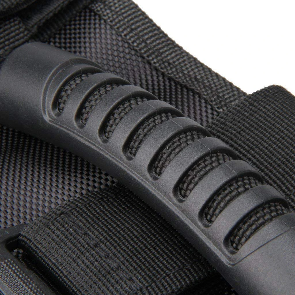 2pcs Triple Strap Roll Bar Grab Grip Handles Black for Jeep Wrangler YJ TJ JK JKU 1987-2018