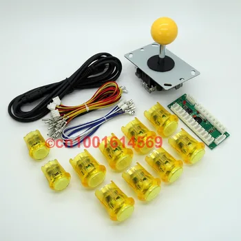Reyann LED Arcade Game Cabinet DIY Kit Zero Parts USB Encoder Board + Joystick + 10 X Lighted Push Button for MAME Game - Yellow
Reyann LED Arcade Game Cabinet DIY Kit Zero Parts USB Encoder Board + Joystick + 10 X Lighted Push Button for MAME Game - Yellow