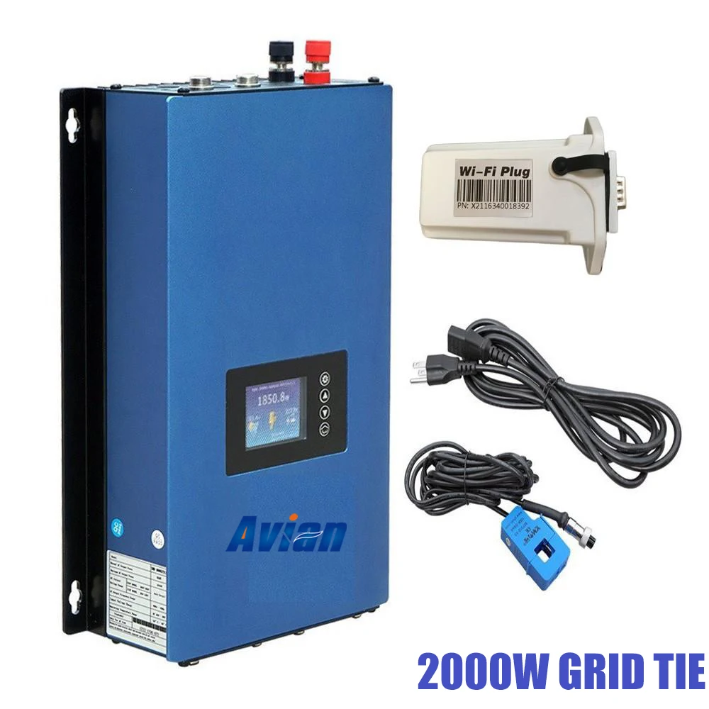 2000W MPPT Solar Grid Tie Inverter SUN2000GTIL2-LCD With LCD display internal limiter function pure sine wave solar inverter
2000W MPPT Solar Grid Tie Inverter SUN2000GTIL2-LCD With LCD display internal limiter function pure sine wave solar inverter