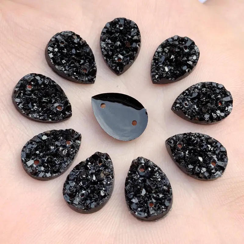 DIY Pure black Mineral Surface Water drop Resin 10*14mm 50pcs Flatback Cabochon DIY Craft Artesanato Accessories
DIY Pure black Mineral Surface Water drop Resin 10*14mm 50pcs Flatback Cabochon DIY Craft Artesanato Accessories