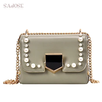 Crossbody Bags For Gilr Fashion Shoulder Bag Women's Messenger Bags Chain Lady Small Flap With pearl Famous Brand Handbags
Crossbody Bags For Gilr Fashion Shoulder Bag Women's Messenger Bags Chain Lady Small Flap With pearl Famous Brand Handbags
