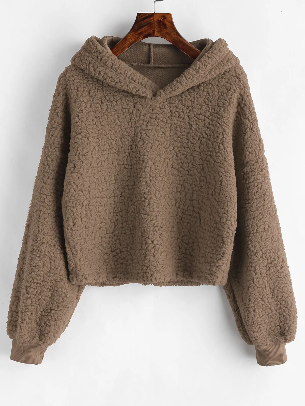 ZAFUL Warm Faux Fur Hoodie Sweatshirt Lantern Sleeve Hooded Jumper Pullover Fluffy Hoodie Crop Top Shrinked Cuff High Waist Top
ZAFUL Warm Faux Fur Hoodie Sweatshirt Lantern Sleeve Hooded Jumper Pullover Fluffy Hoodie Crop Top Shrinked Cuff High Waist Top