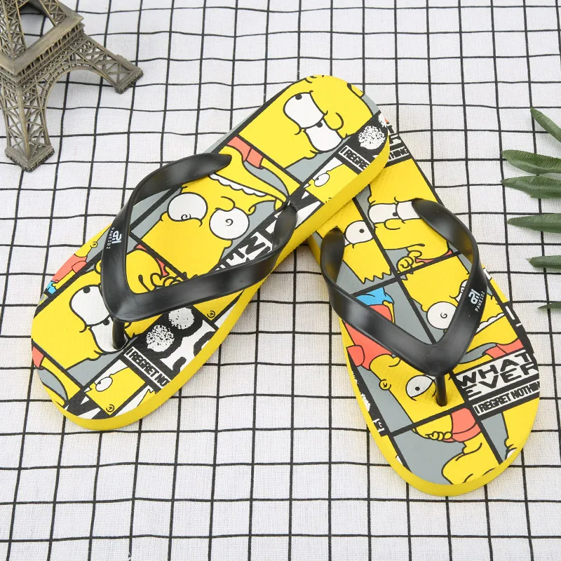 Summer Men Slippers 2018 Cartoon Animation Men Flip Flops Anti-slip Beach Shoes Men Wear Resistant Bathroom Slioppers Size 39-44
Summer Men Slippers 2018 Cartoon Animation Men Flip Flops Anti-slip Beach Shoes Men Wear Resistant Bathroom Slioppers Size 39-44