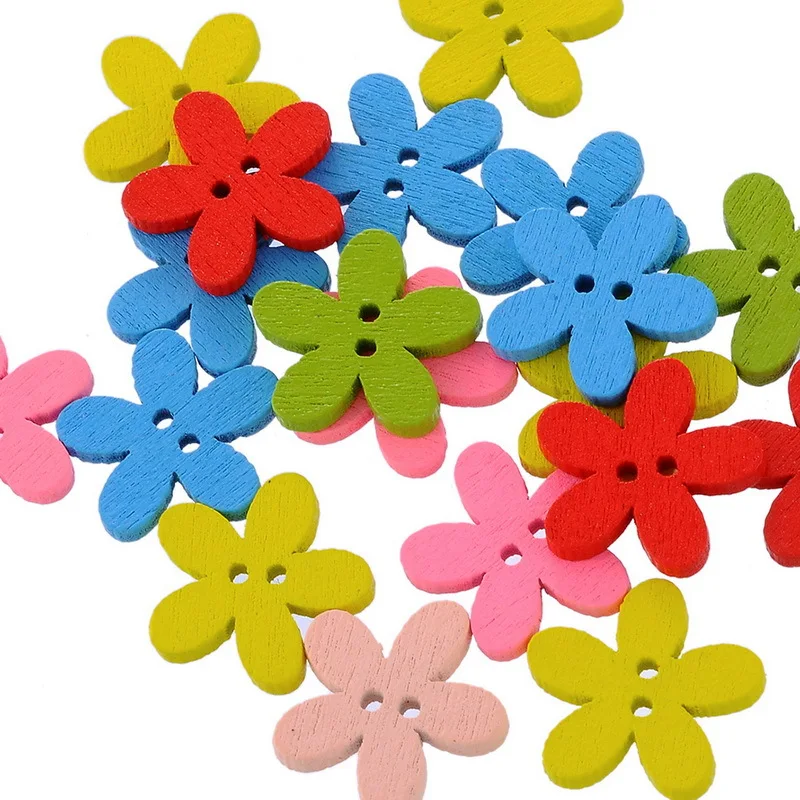 20Pcs/lot 15mm Random Mixed Color Two Holes Wood Sewing Buttons Scrapbooking Flower For DIY Sewing Scrapbooking Crafts
20Pcs/lot 15mm Random Mixed Color Two Holes Wood Sewing Buttons Scrapbooking Flower For DIY Sewing Scrapbooking Crafts