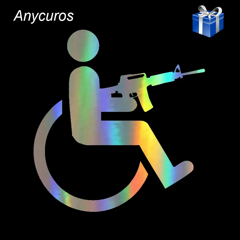 Anycuros пистолет для инвалидной коляски с ограниченными возможностями креативные